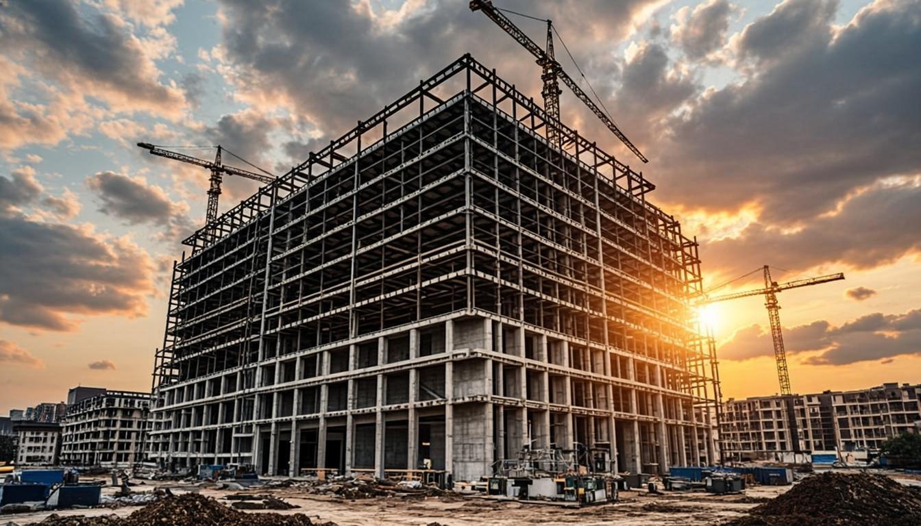Akij Builders construction site in Dhaka